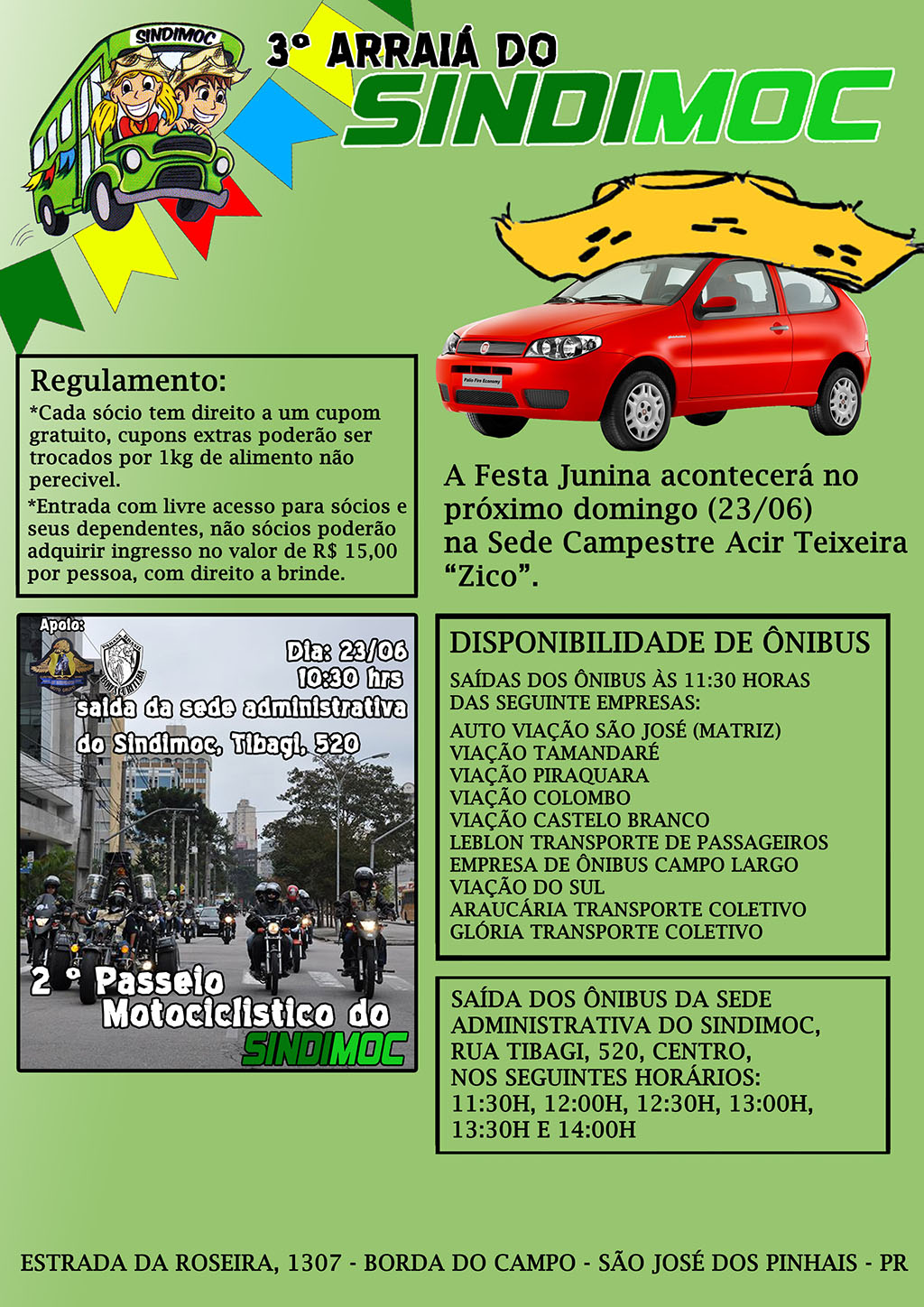 Festa Junina dos Motoristas e Cobradores